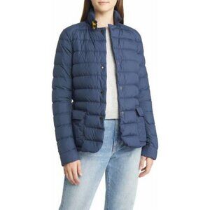 Parajumpers Alisee Puffer Jacket NWOT Navy Blue M Lightweight Quilted Duck Down